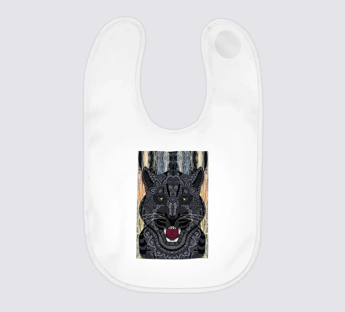 Panther Babylätzchen von Angelika Parker