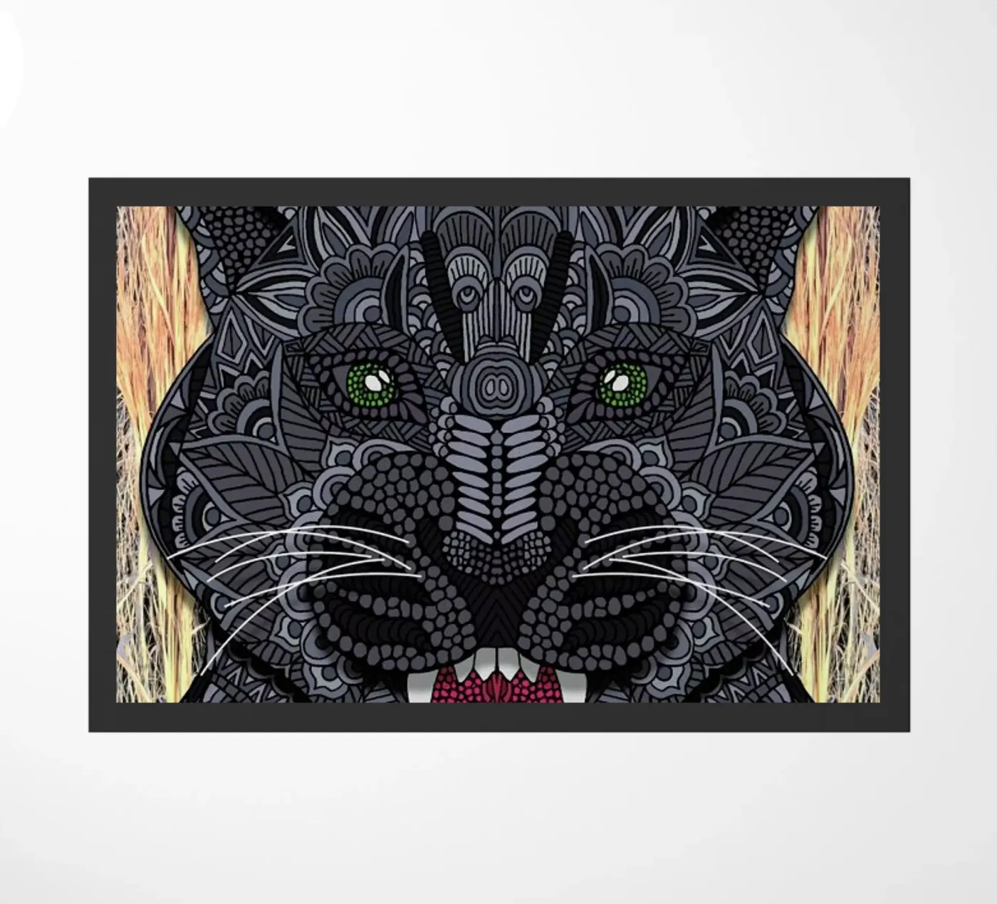 Panther doormat by Angelika Parker