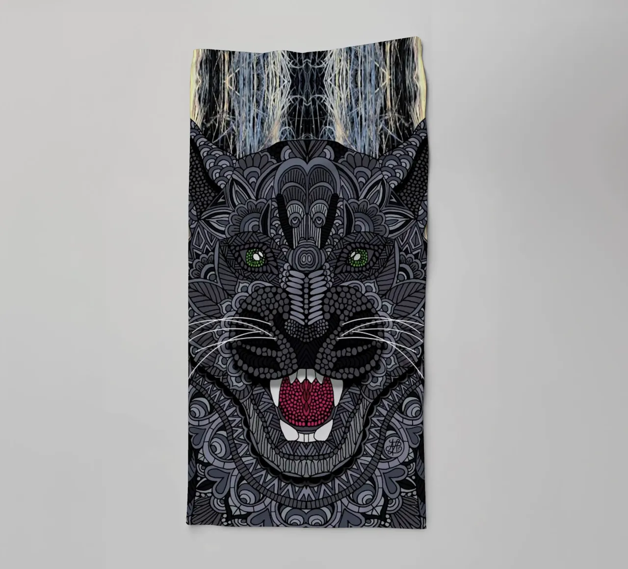 Panther toalla de baño de Angelika Parker