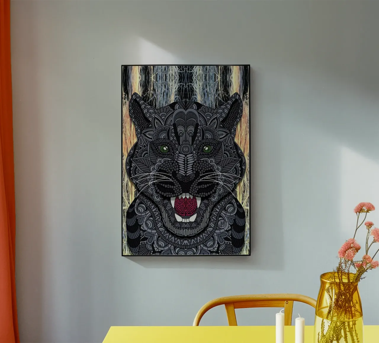 Panther plexiglass da Angelika Parker