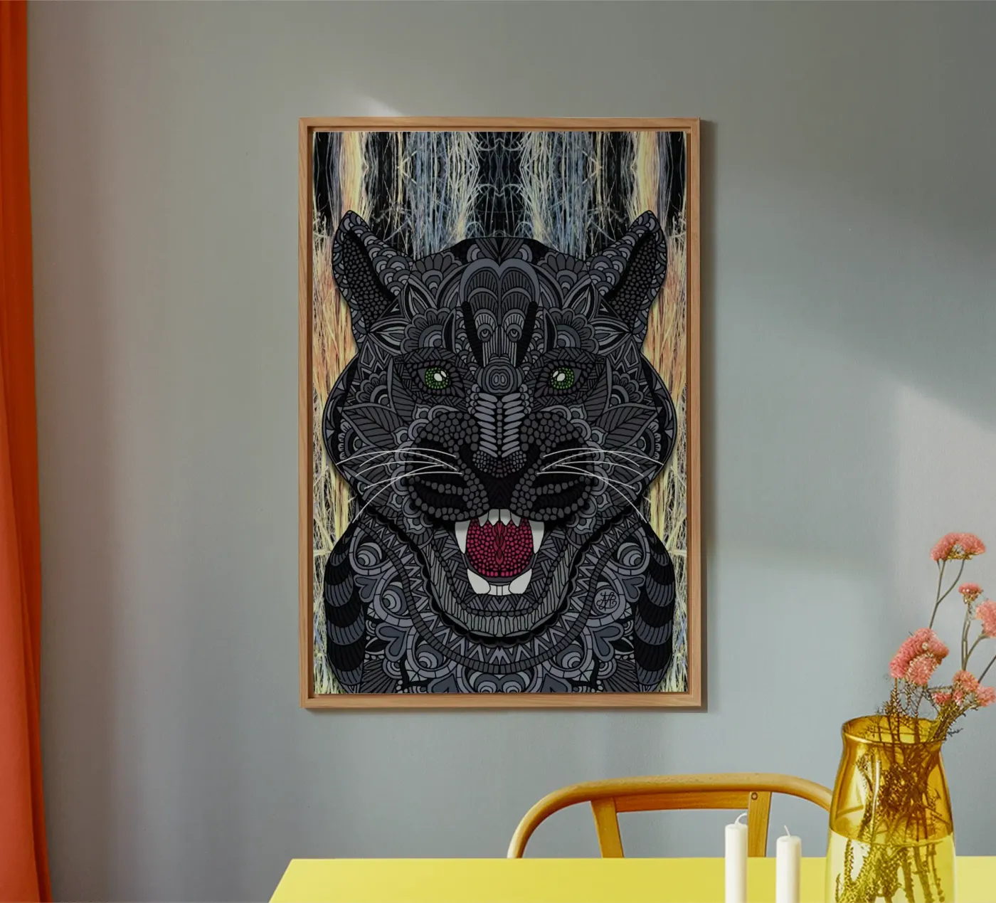 Panther alluminio dibond da Angelika Parker