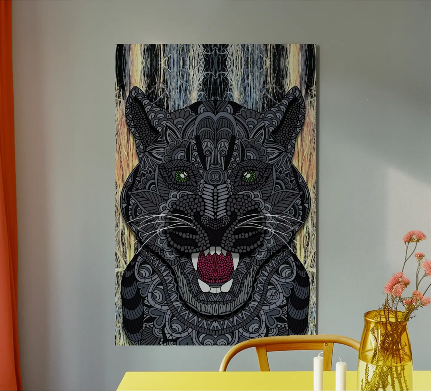 Panther alluminio dibond da Angelika Parker