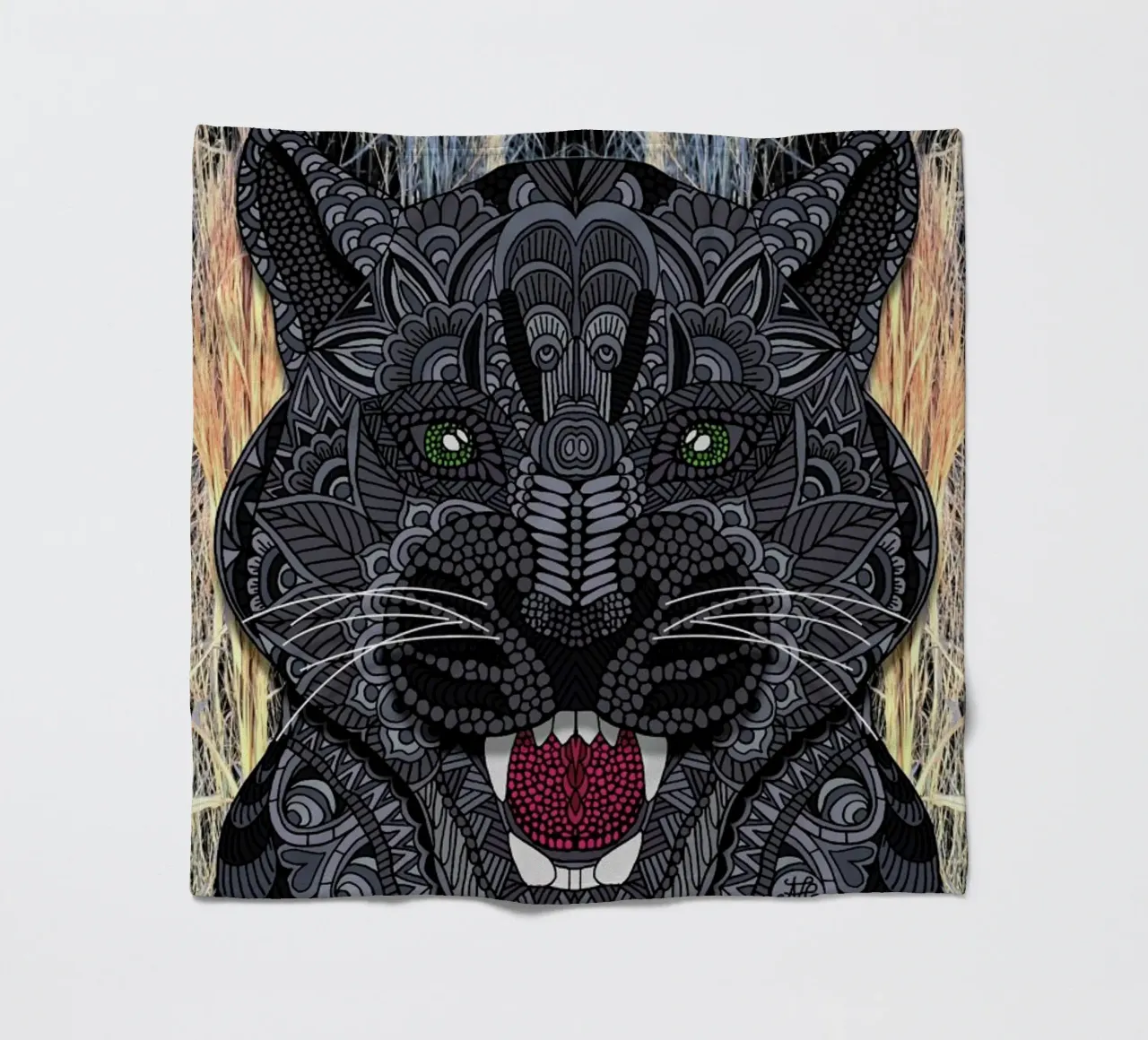 Panther manta de franela de Angelika Parker