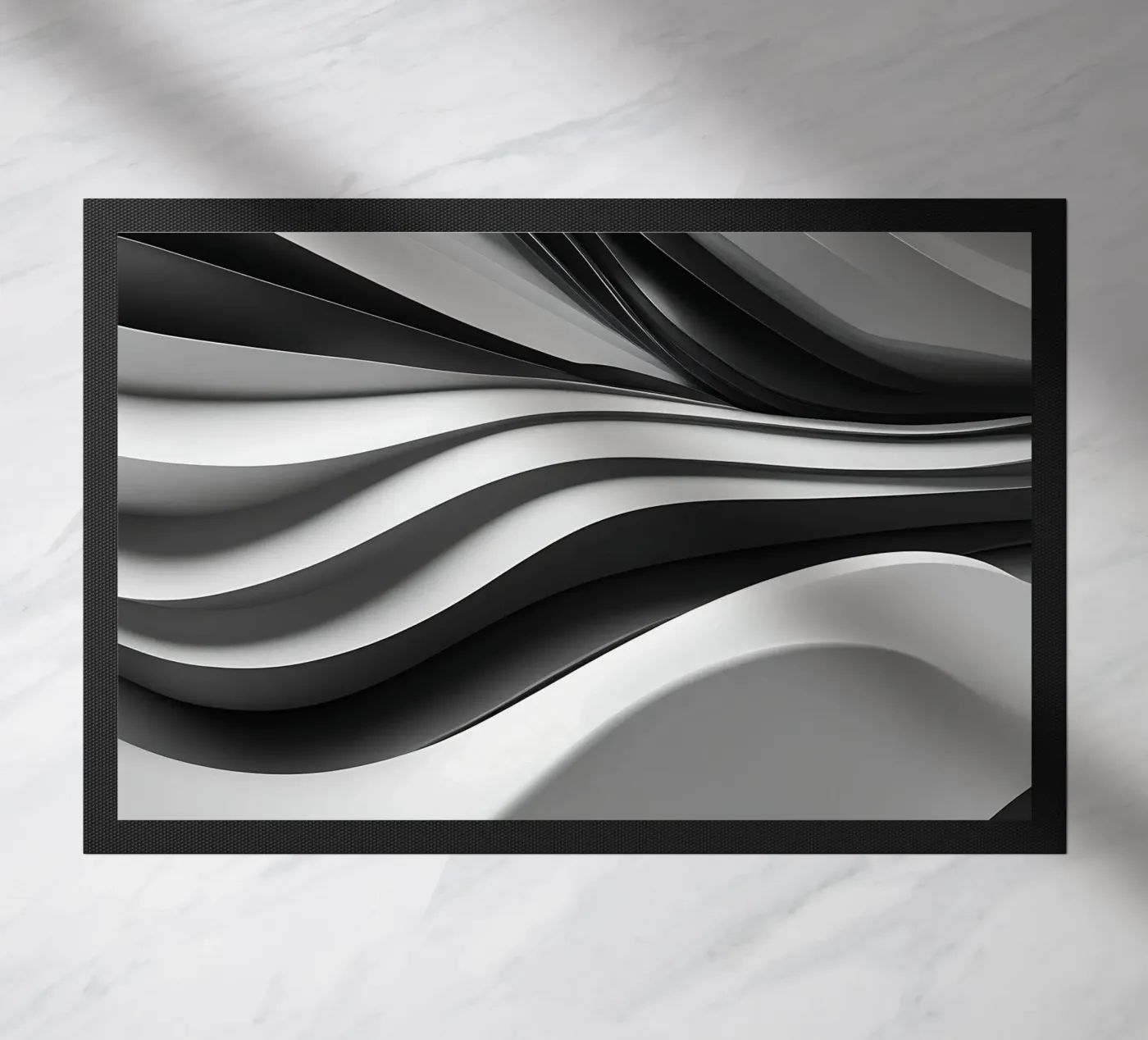Abstract Waves doormat by kosinsart.gallery2