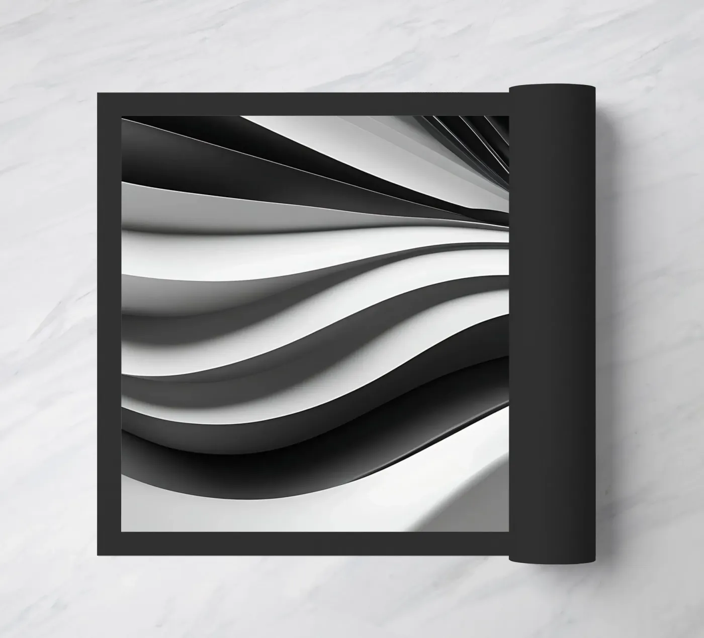 Abstract Waves doormat by kosinsart.gallery2