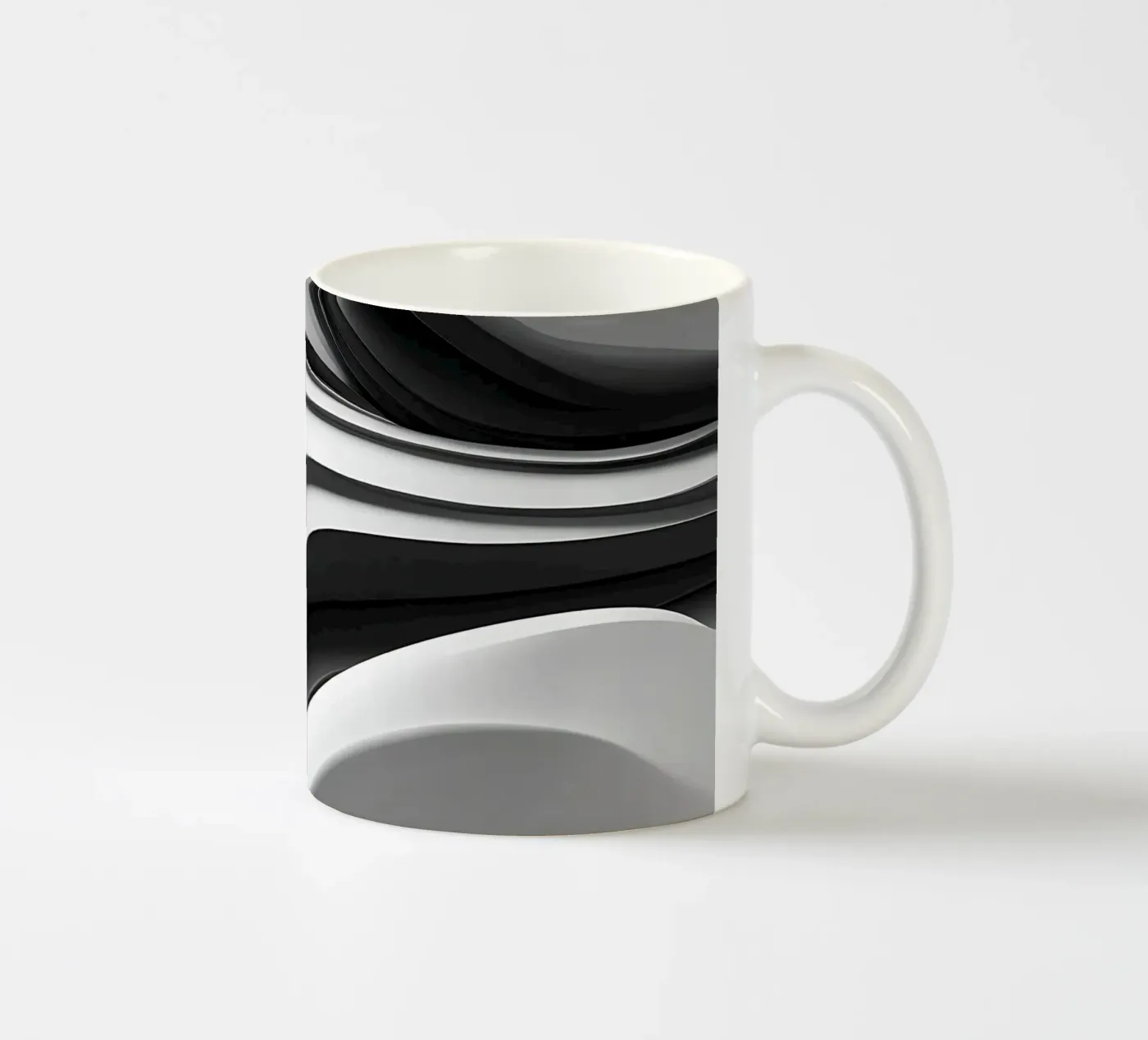 Abstract Waves ceramic mug by kosinsart.gallery2