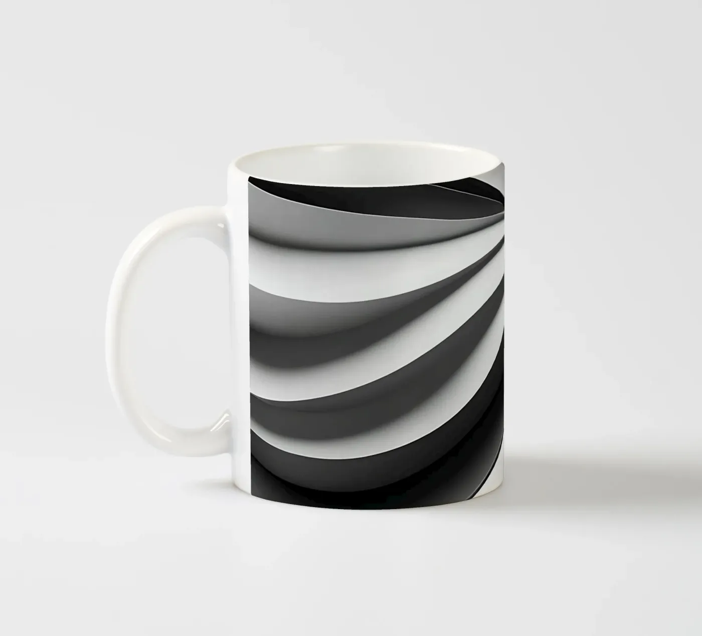 Abstract Waves ceramic mug by kosinsart.gallery2