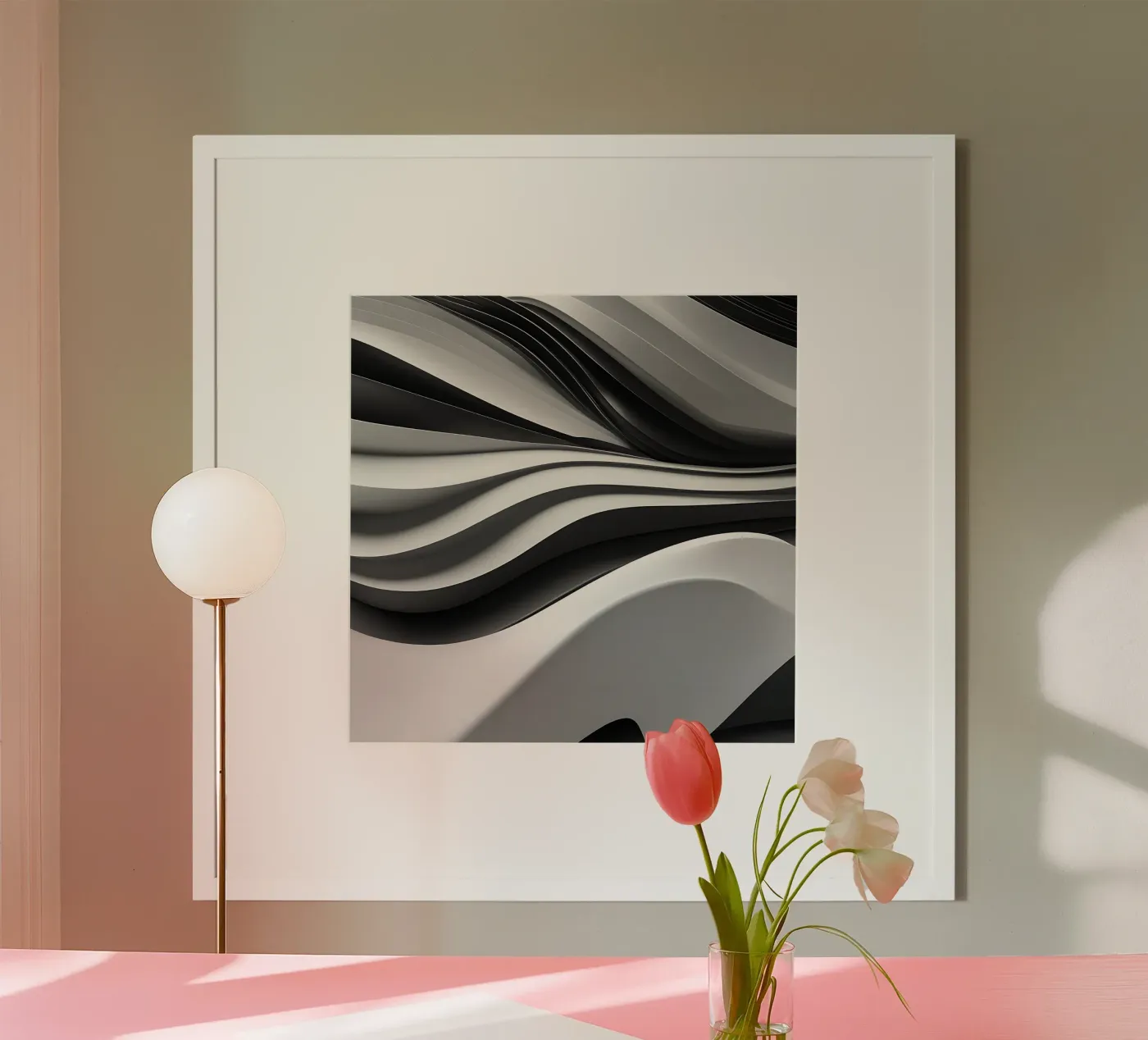 Abstract Waves poster by kosinsart.gallery2