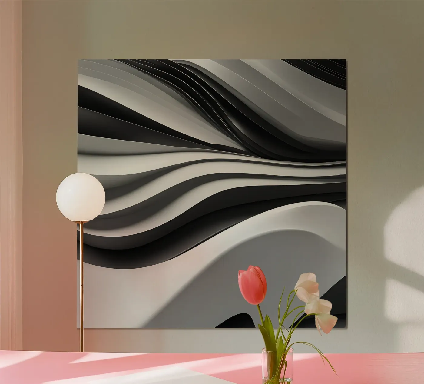 Abstract Waves poster by kosinsart.gallery2