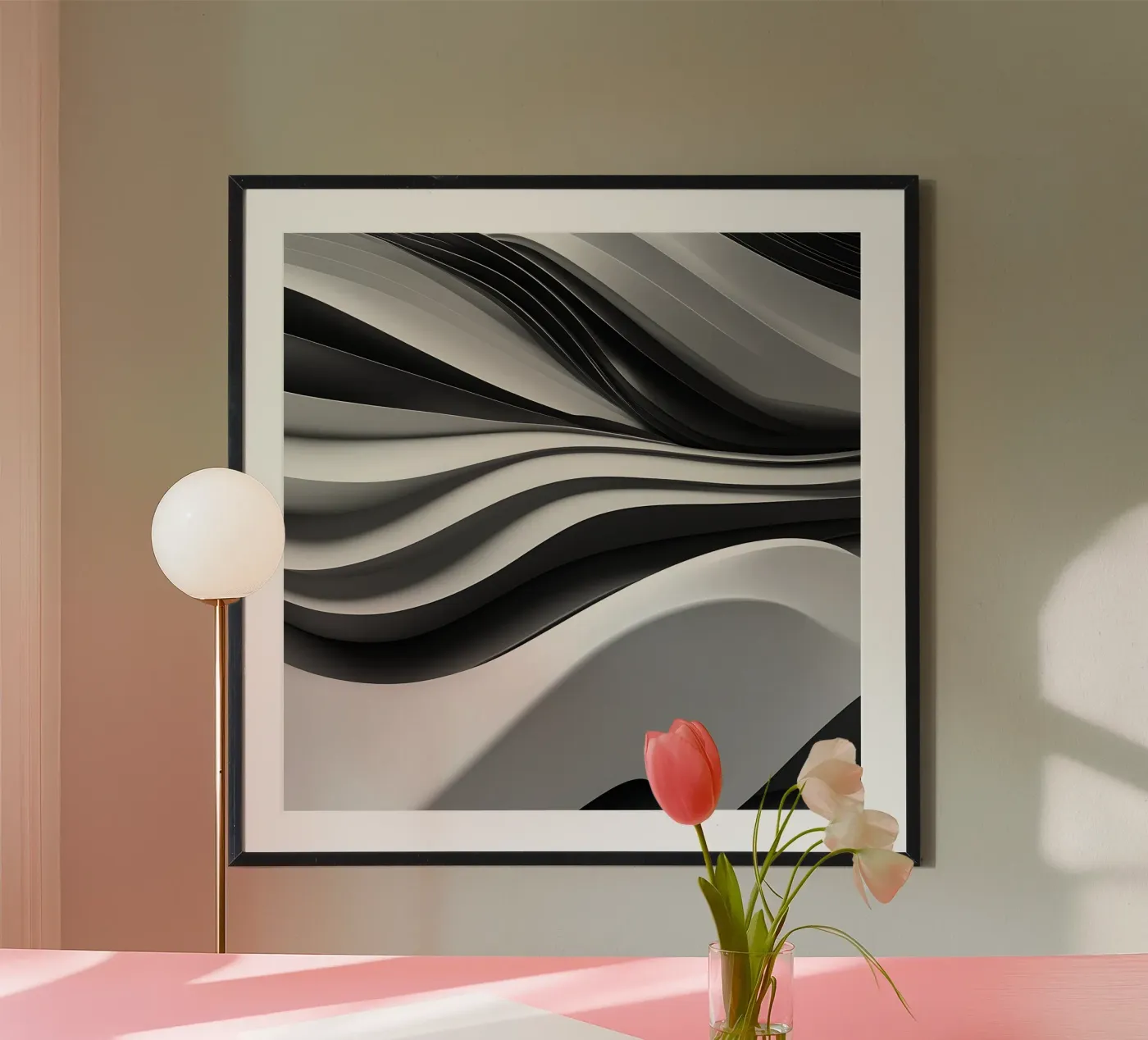 Abstract Waves poster by kosinsart.gallery2