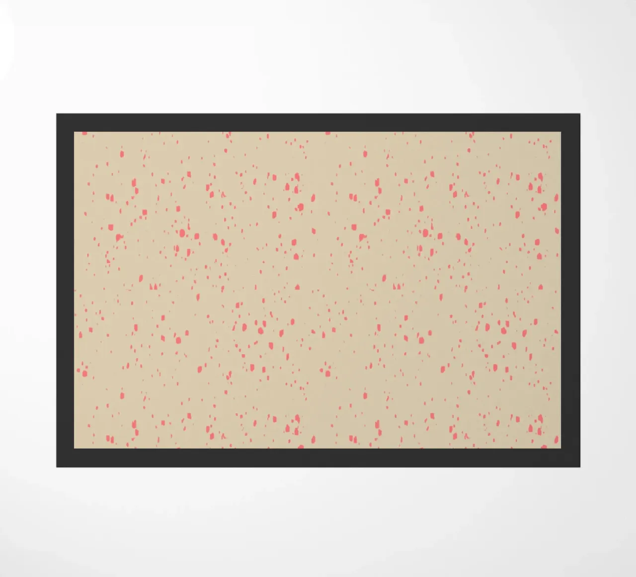 Roze Spetters deurmat van Studio Fuchsia