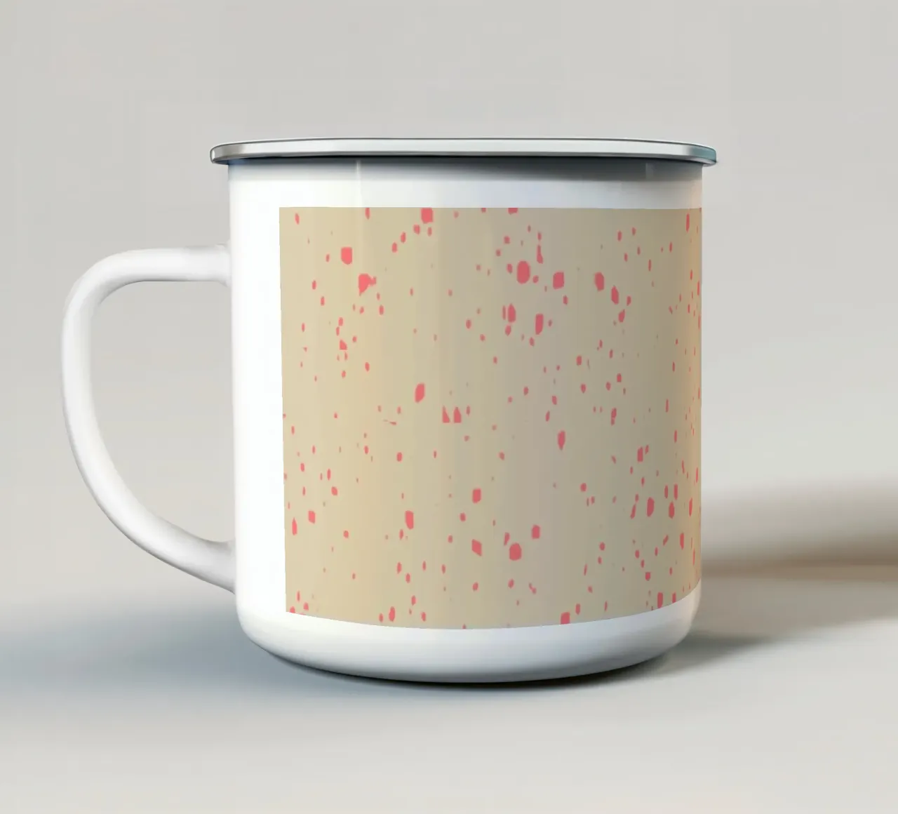 Pink Spatter tazza in smalto da Victoriabeyer