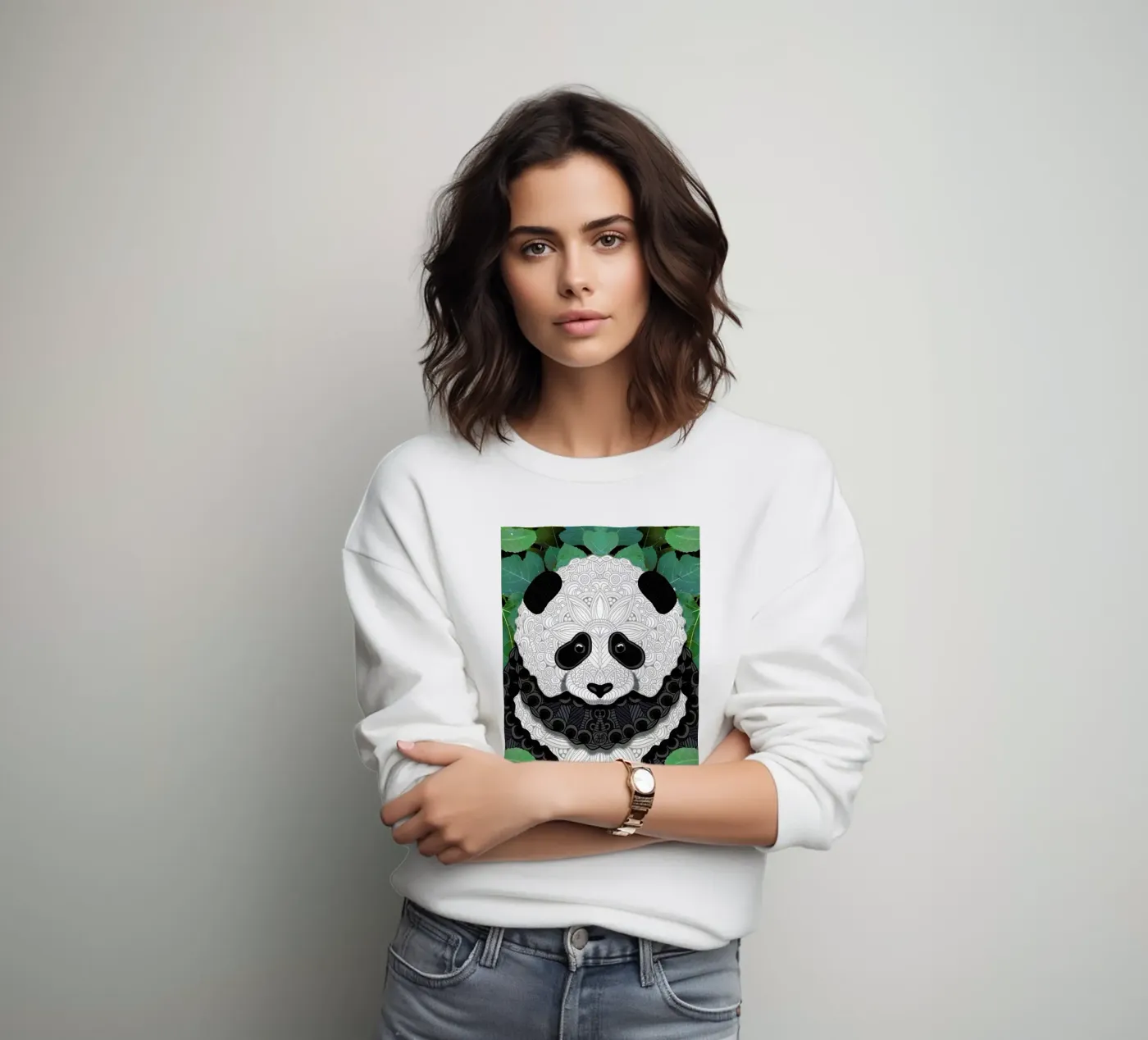 Panda Bear felpa da Angelika Parker