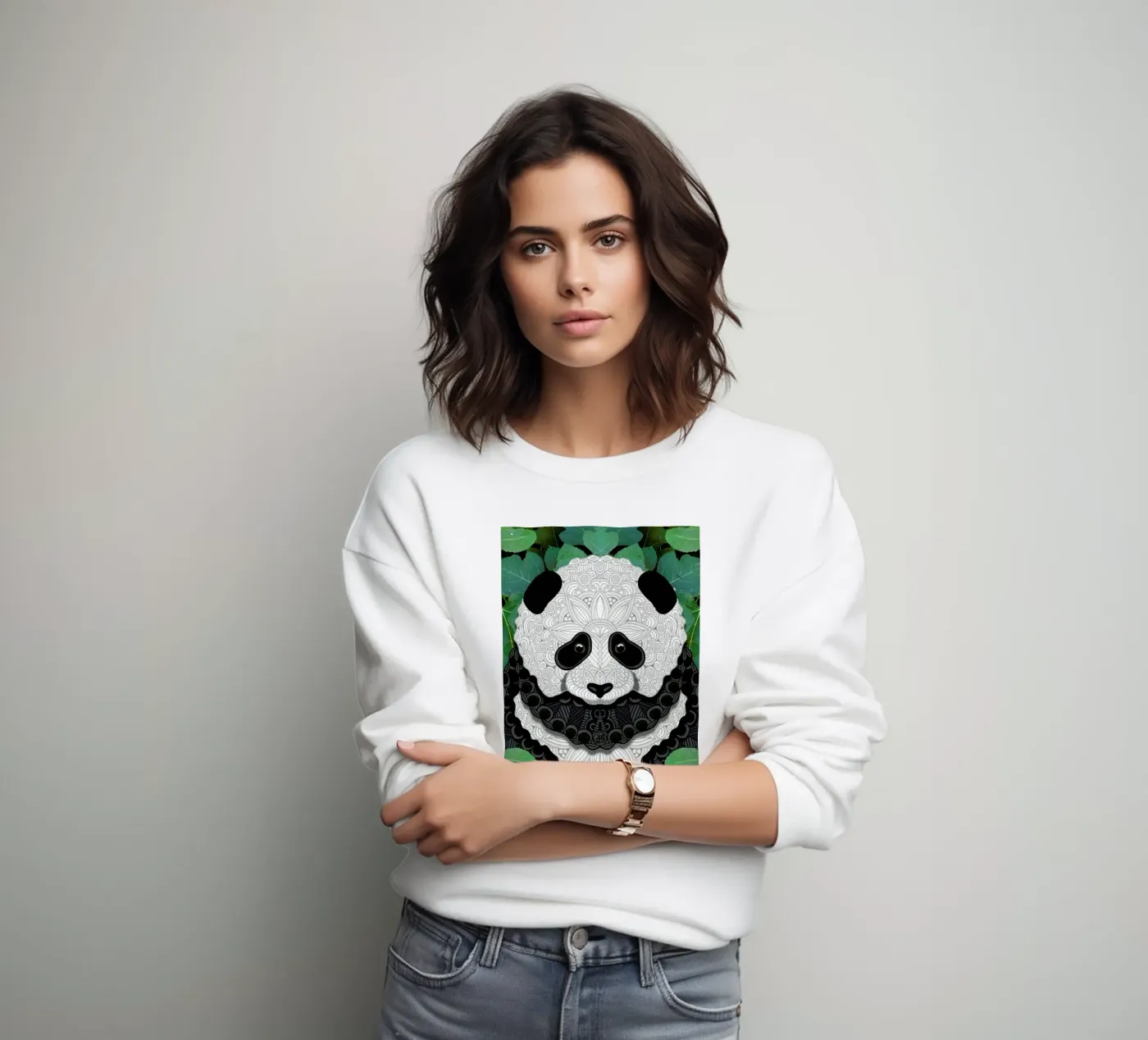 Panda Bear felpa da Angelika Parker