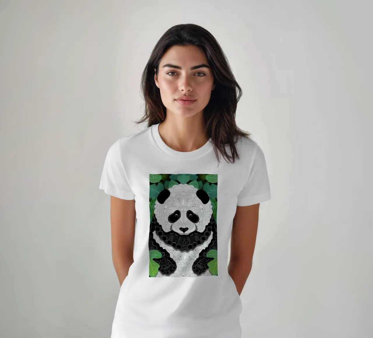 Panda Bear t-shirt da Angelika Parker