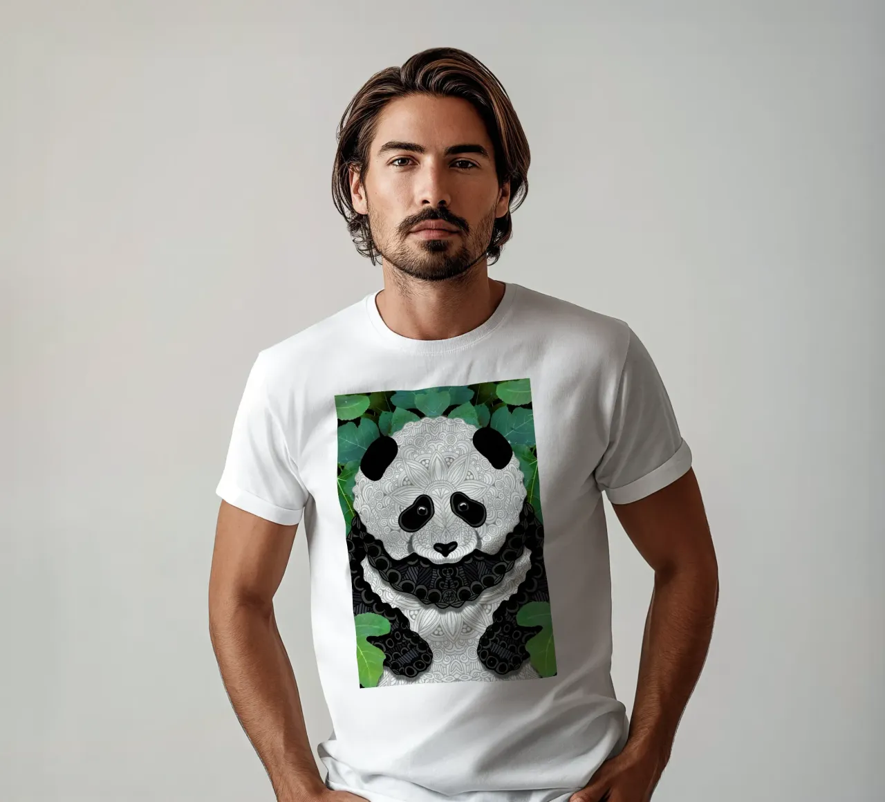 Panda Bear t-shirt da Angelika Parker