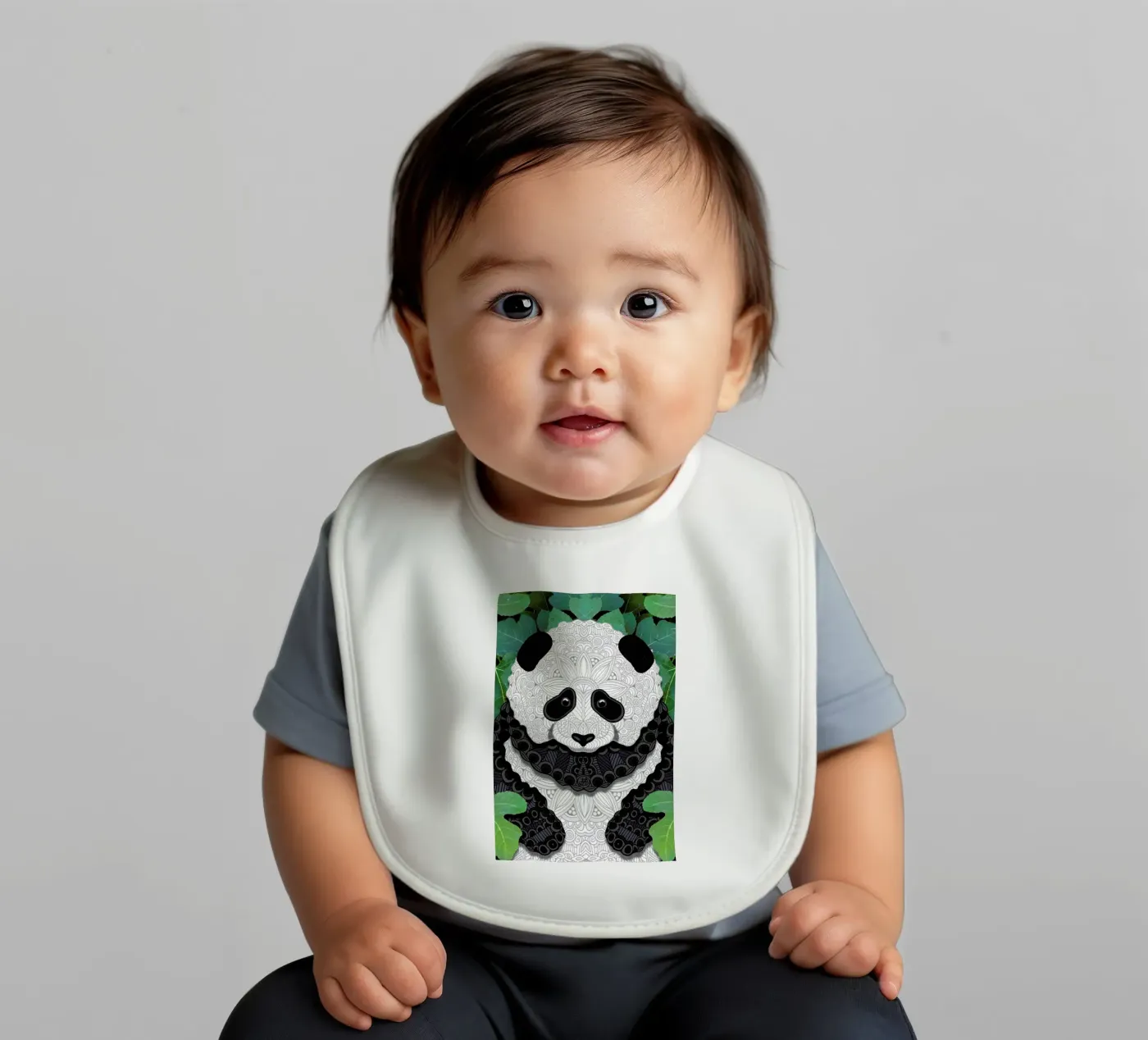 Panda Bear bavaglino da Angelika Parker