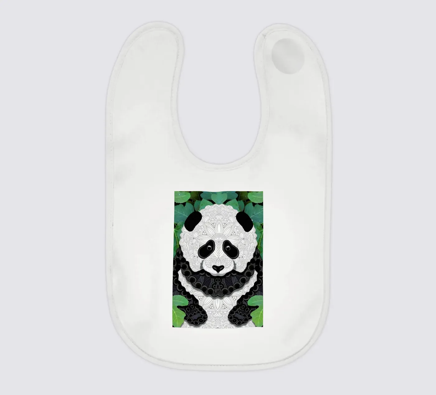 Panda Bear baby slabbetje van Angelika Parker