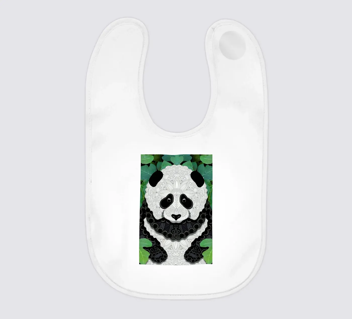 Panda Bear baby slabbetje van Angelika Parker