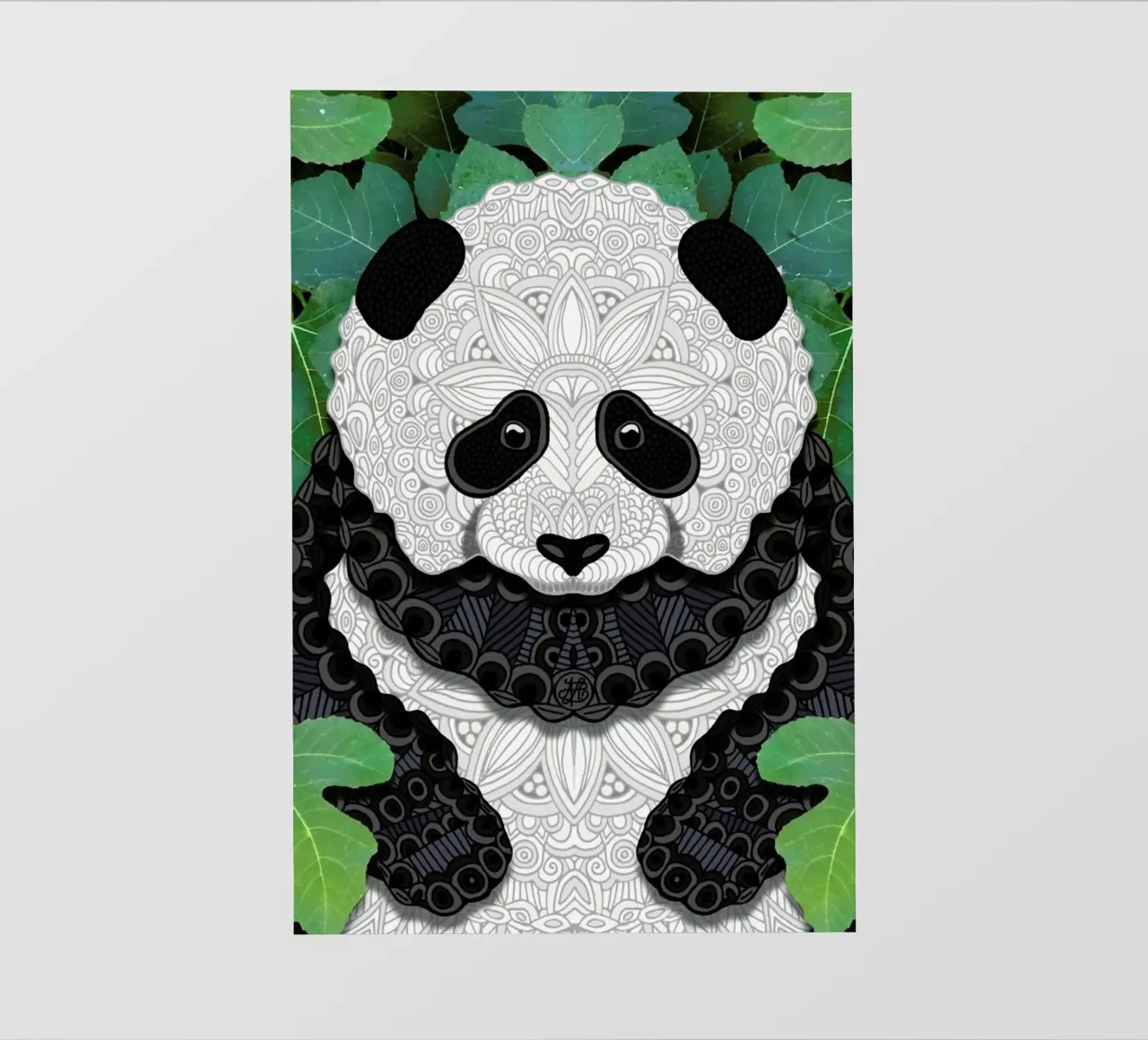 Panda Bear pellicola backlit da Angelika Parker