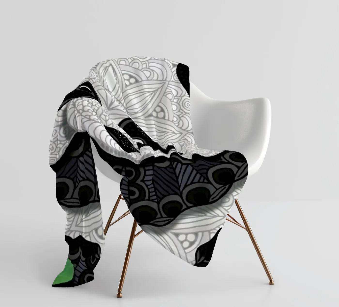 Panda Bear coperta in pile da Angelika Parker