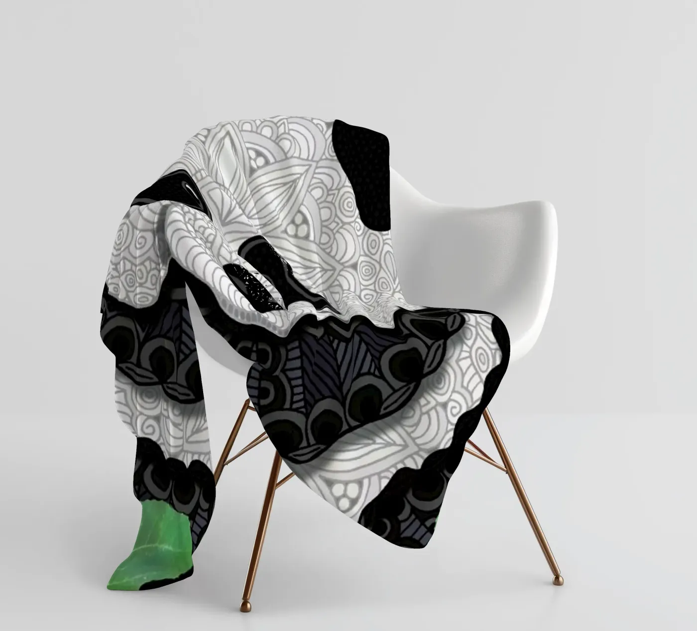 Panda Bear coperta in pile da Angelika Parker