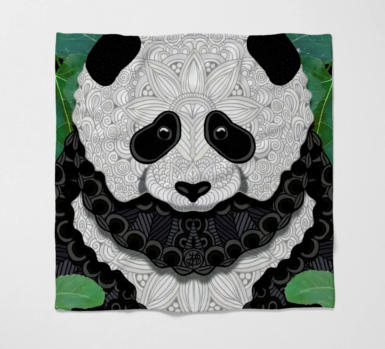 Panda Bear fleecedeken van Angelika Parker