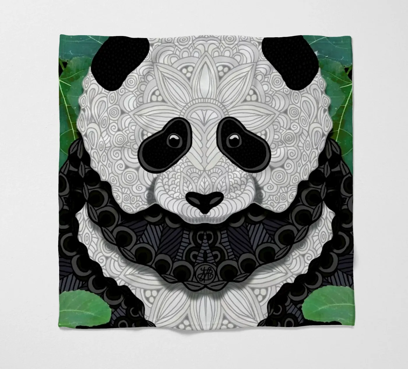 Panda Bear coperta in pile da Angelika Parker