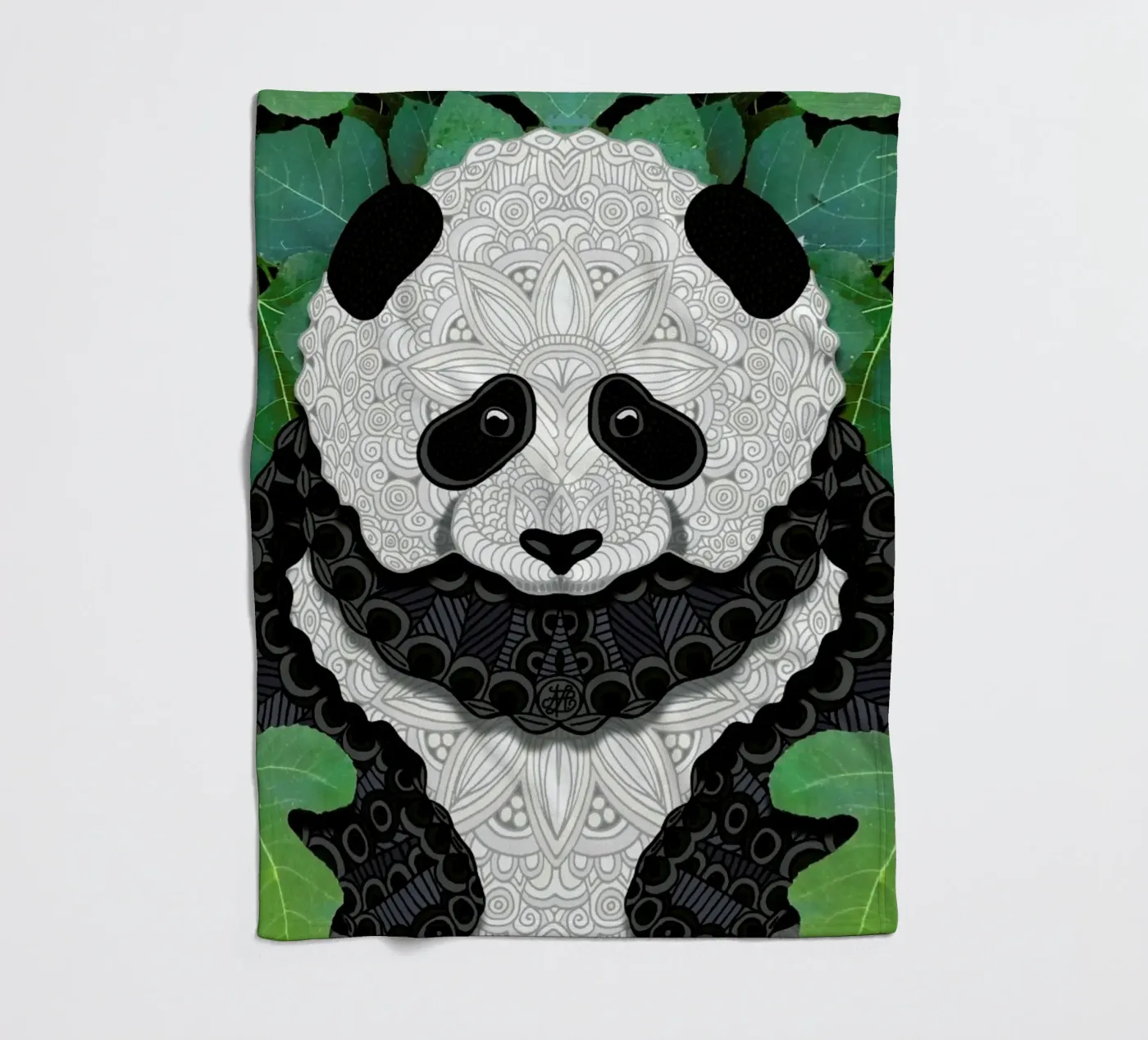 Panda Bear coperta in pile da Angelika Parker