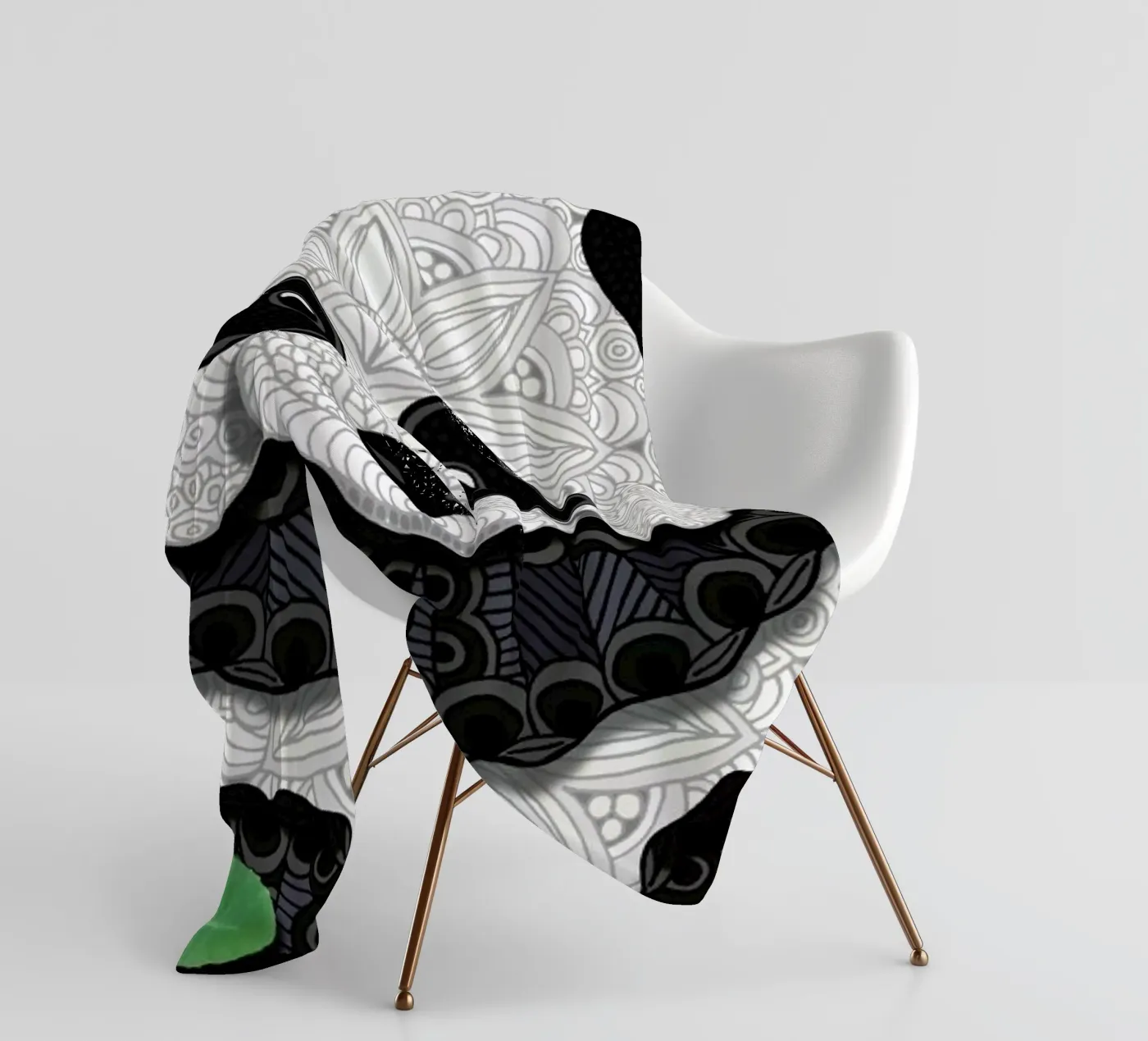 Panda Bear coperta in pile da Angelika Parker