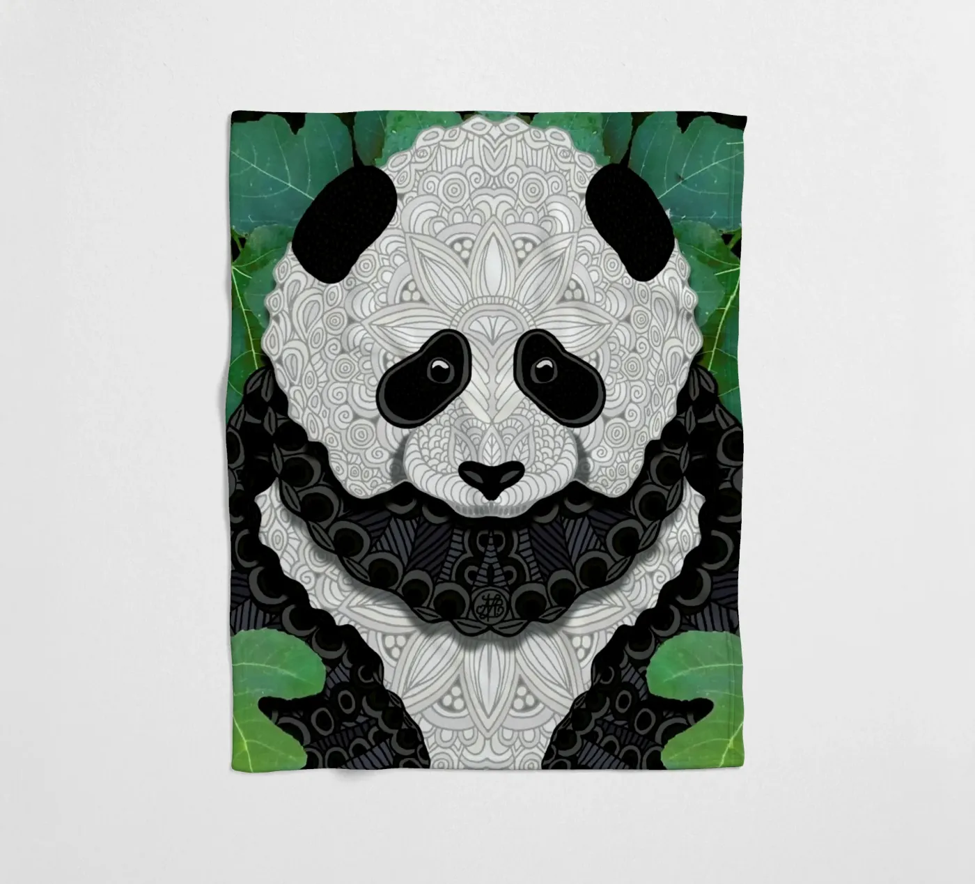 Panda Bear coperta in pile da Angelika Parker