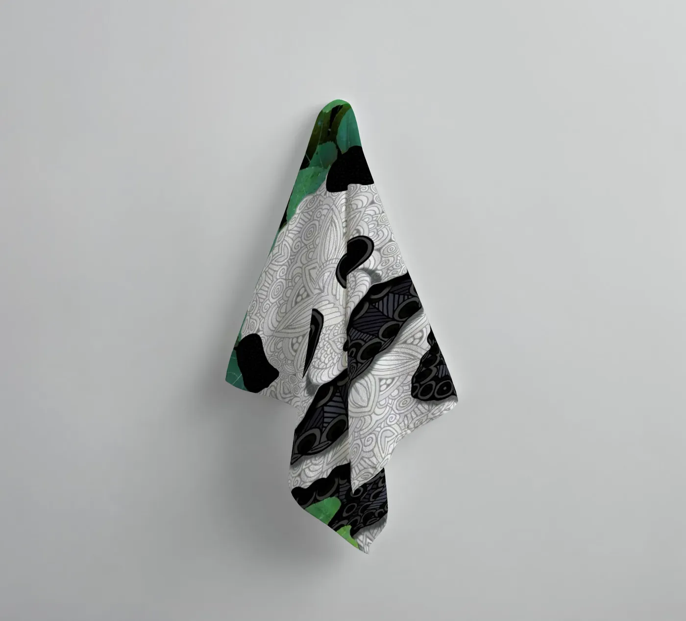 Panda Bear Handtuch von Angelika Parker