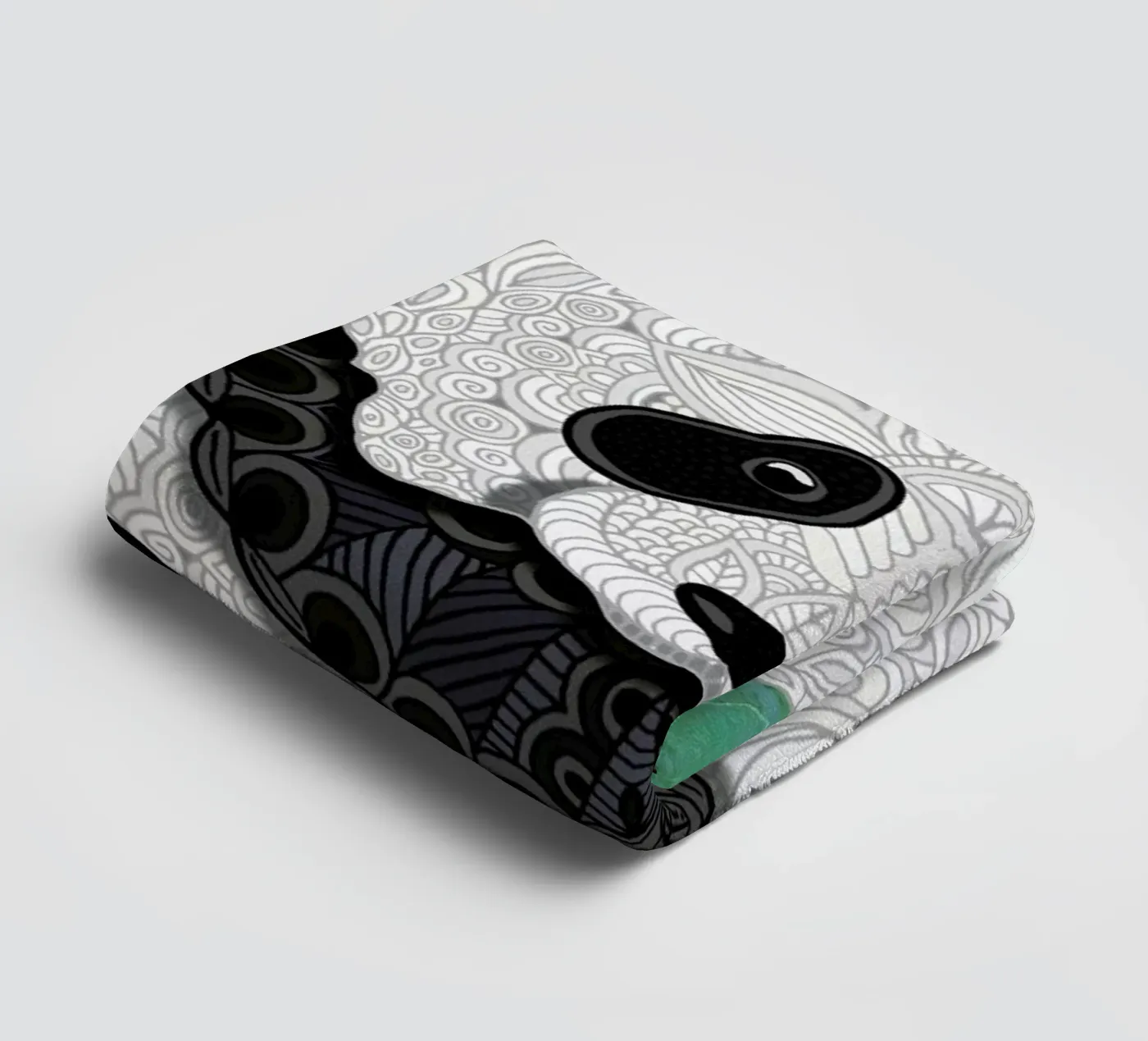 Panda Bear Handtuch von Angelika Parker