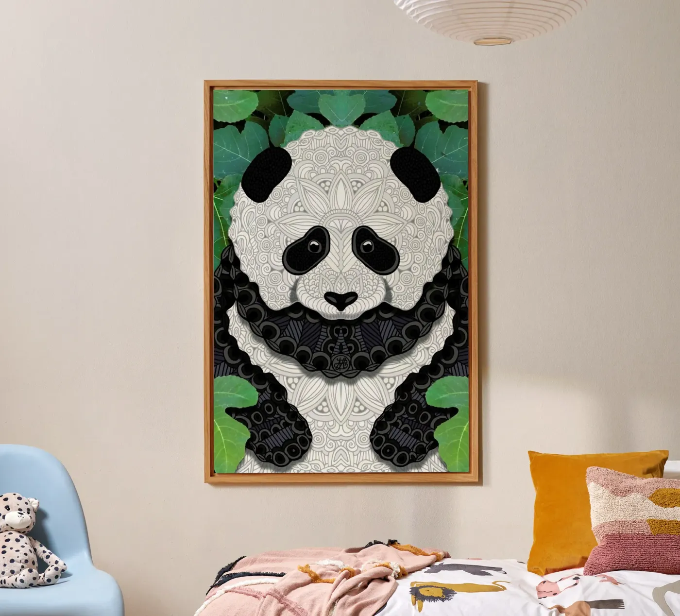 Panda Bear alluminio dibond da Angelika Parker