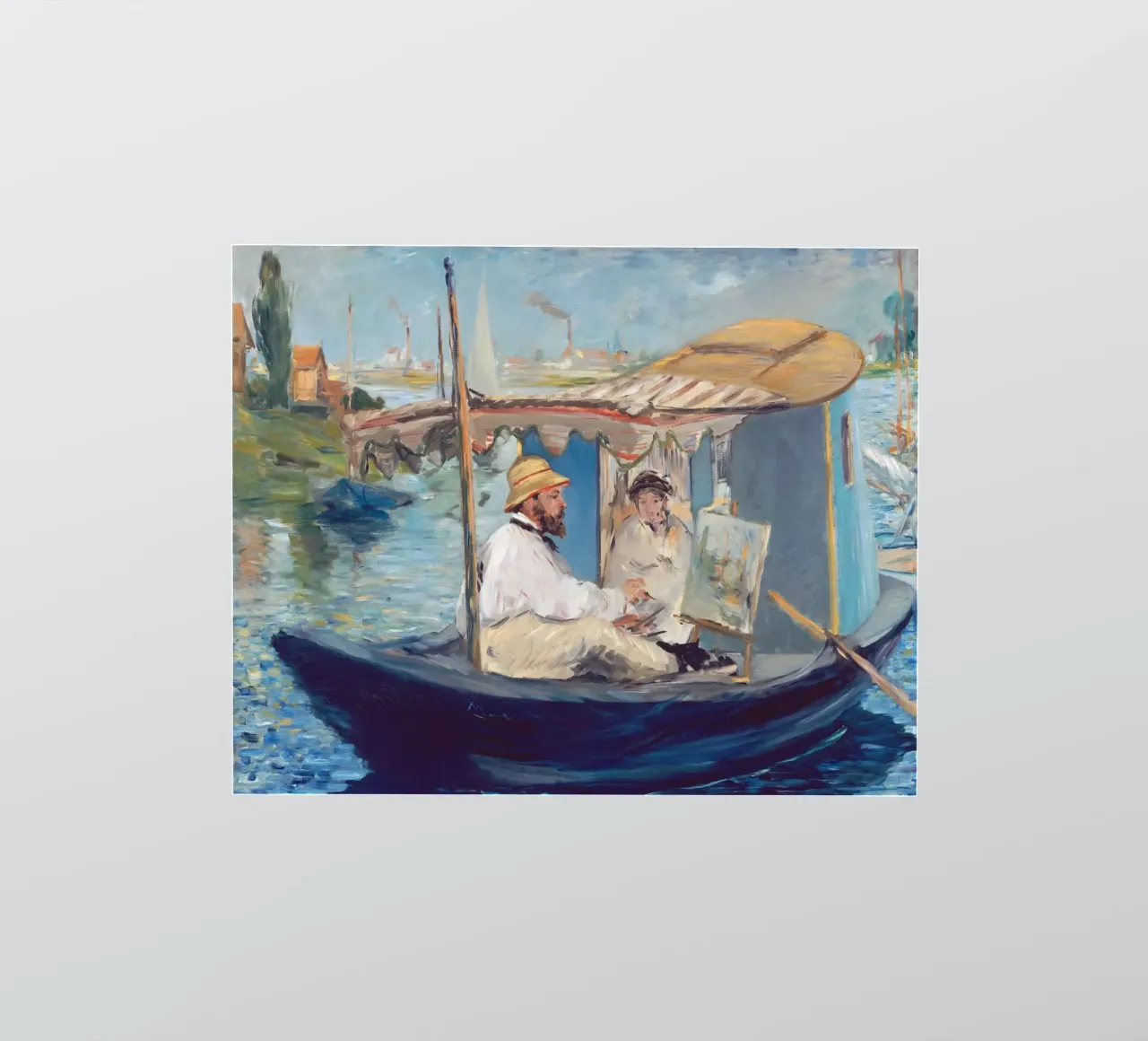 Manet - Das Boot Sticker von ARTOTHEK