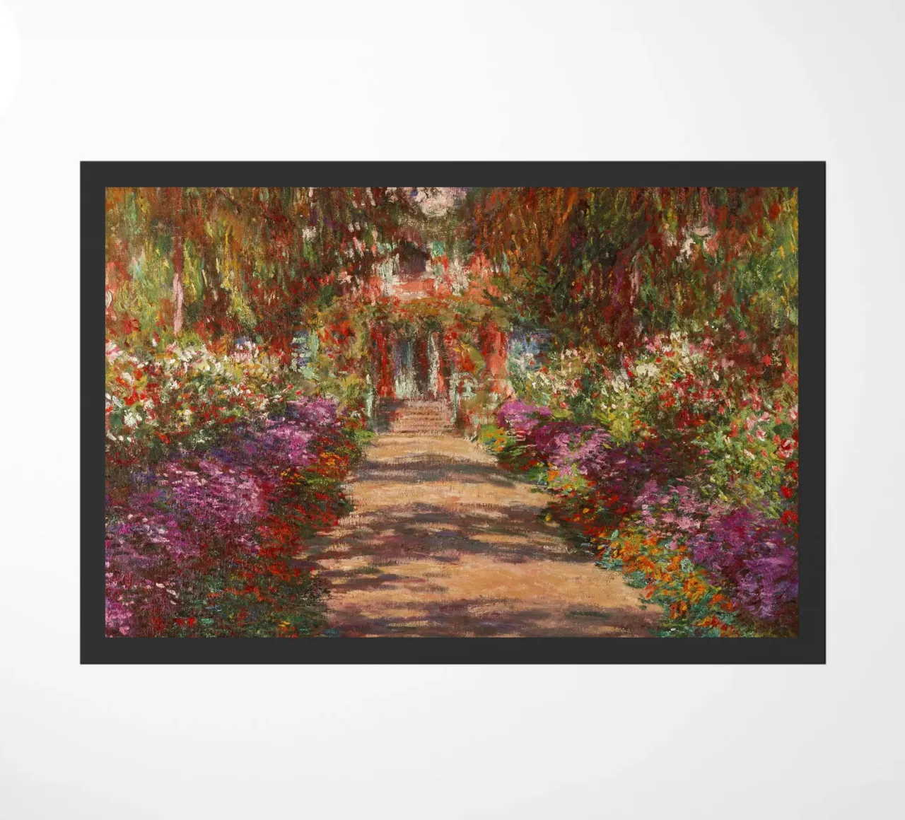 Monet - Sentiero nel giardino di Monet a Giverny zerbino da ARTOTHEK