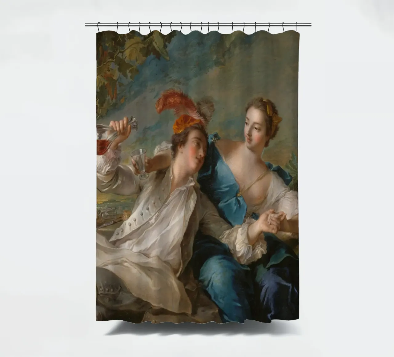 Night Animals - Les amoureux rideau de douche de ARTOTHEK
