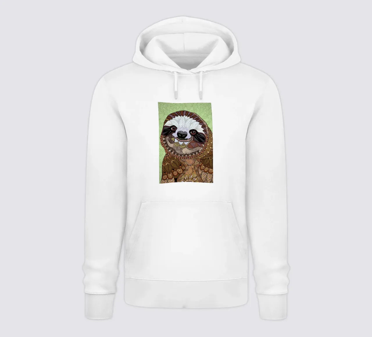 Smiling Sloth felpa con cappuccio da Angelika Parker