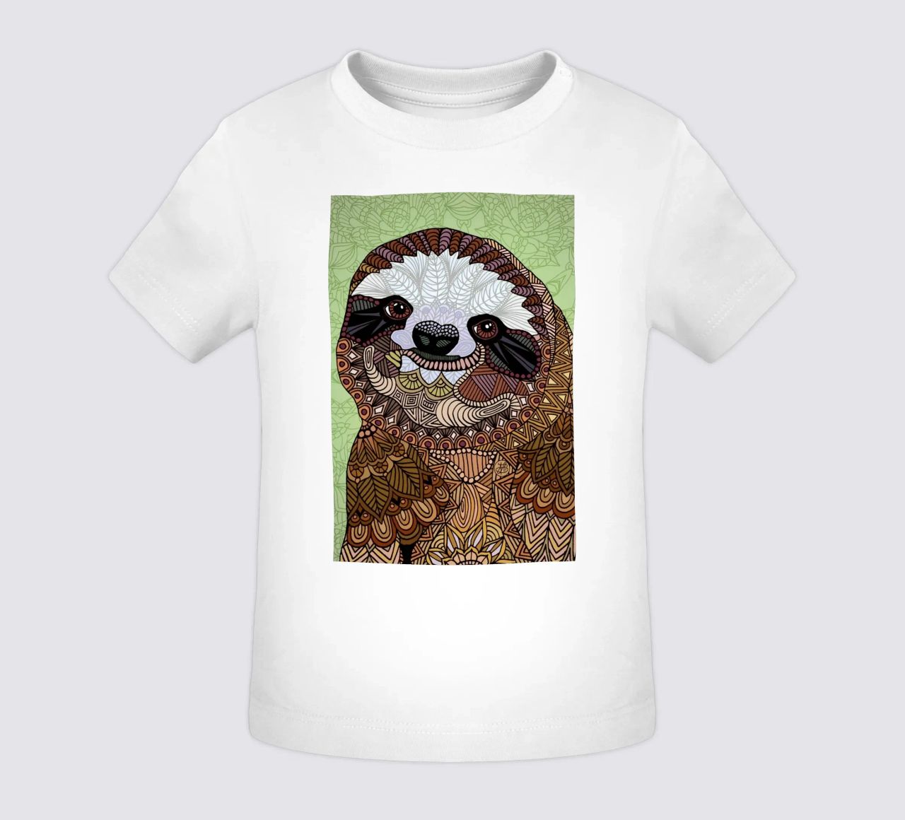 Smiling Sloth maglietta neonato da Angelika Parker