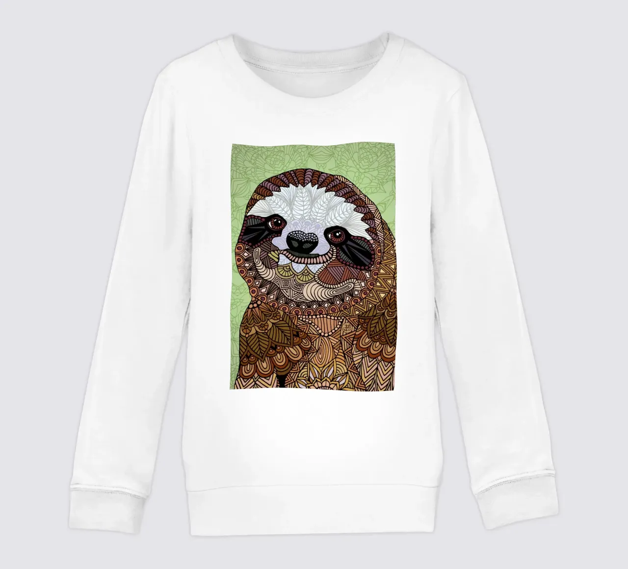 Smiling Sloth felpa bambino da Angelika Parker