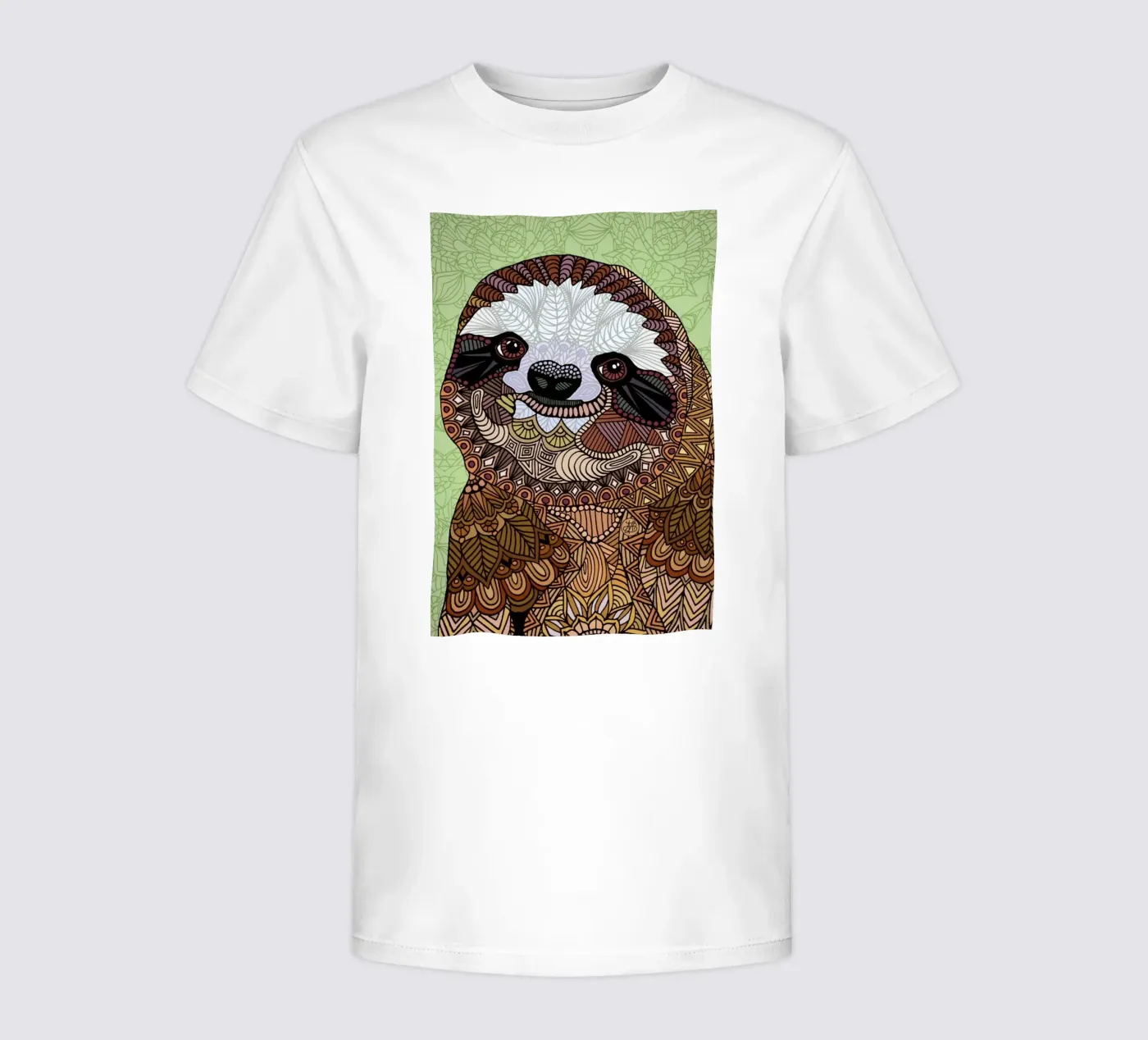 Smiling Sloth t-shirt bambini da Angelika Parker