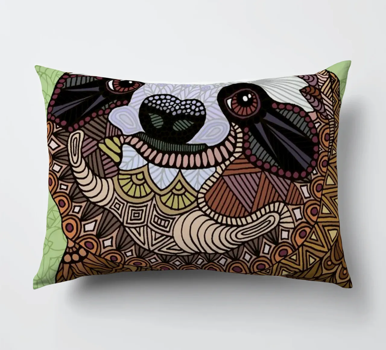 Smiling Sloth cuscino da Angelika Parker