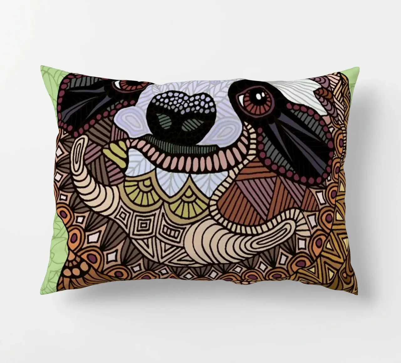 Smiling Sloth cuscino da Angelika Parker