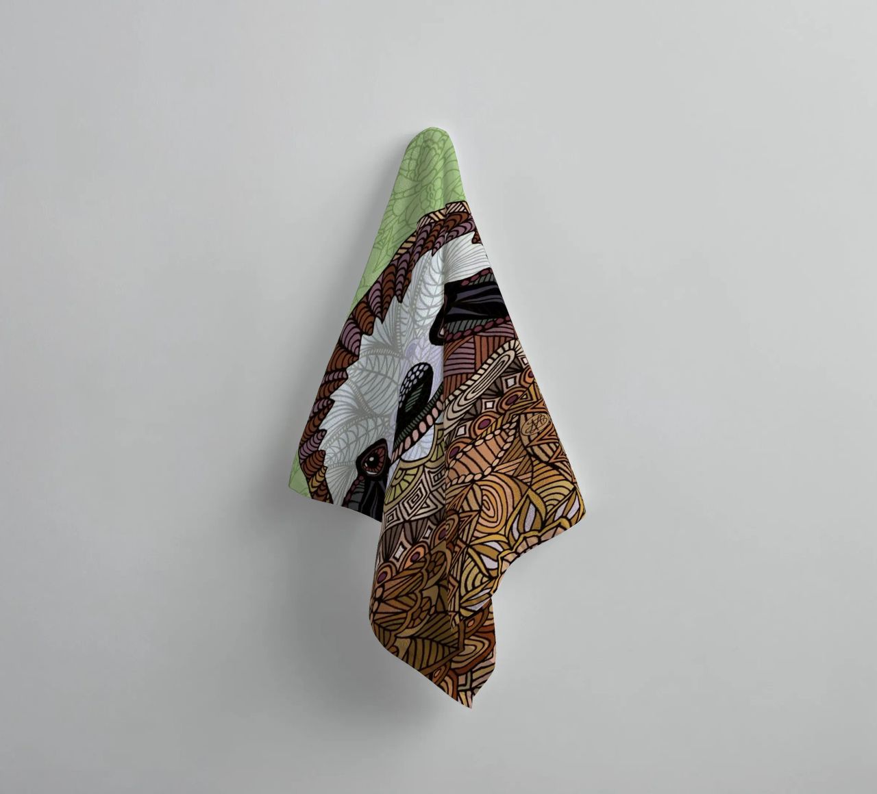 Smiling Sloth serviette de bain de Angelika Parker