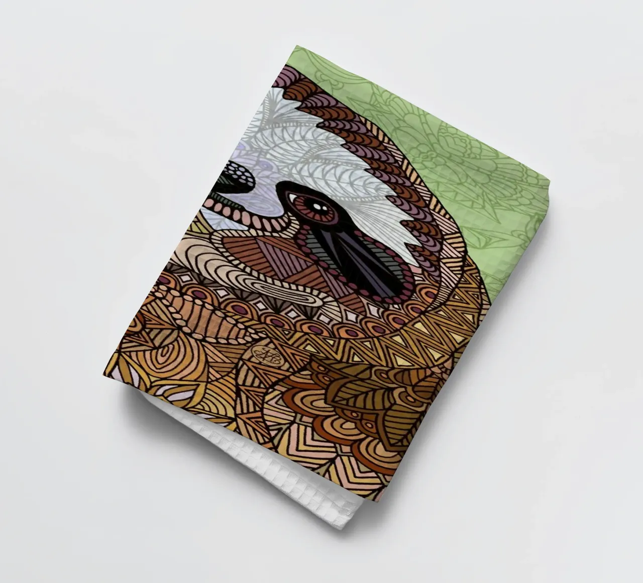 Smiling Sloth canovaccio da cucina da Angelika Parker