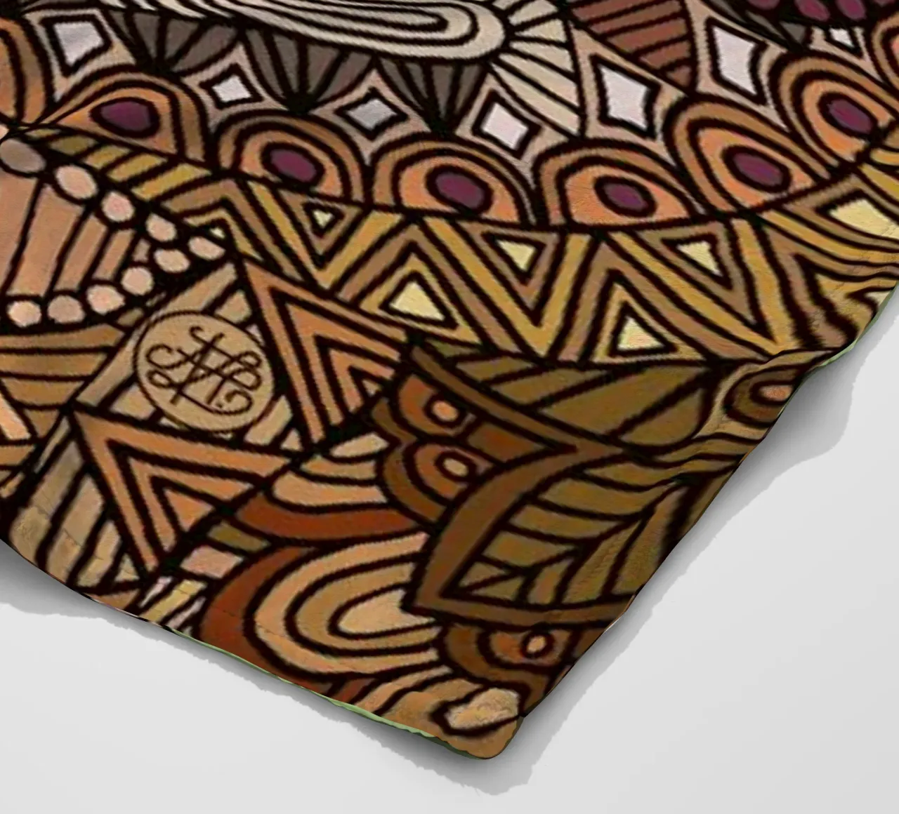 Smiling Sloth coperta in pile da Angelika Parker