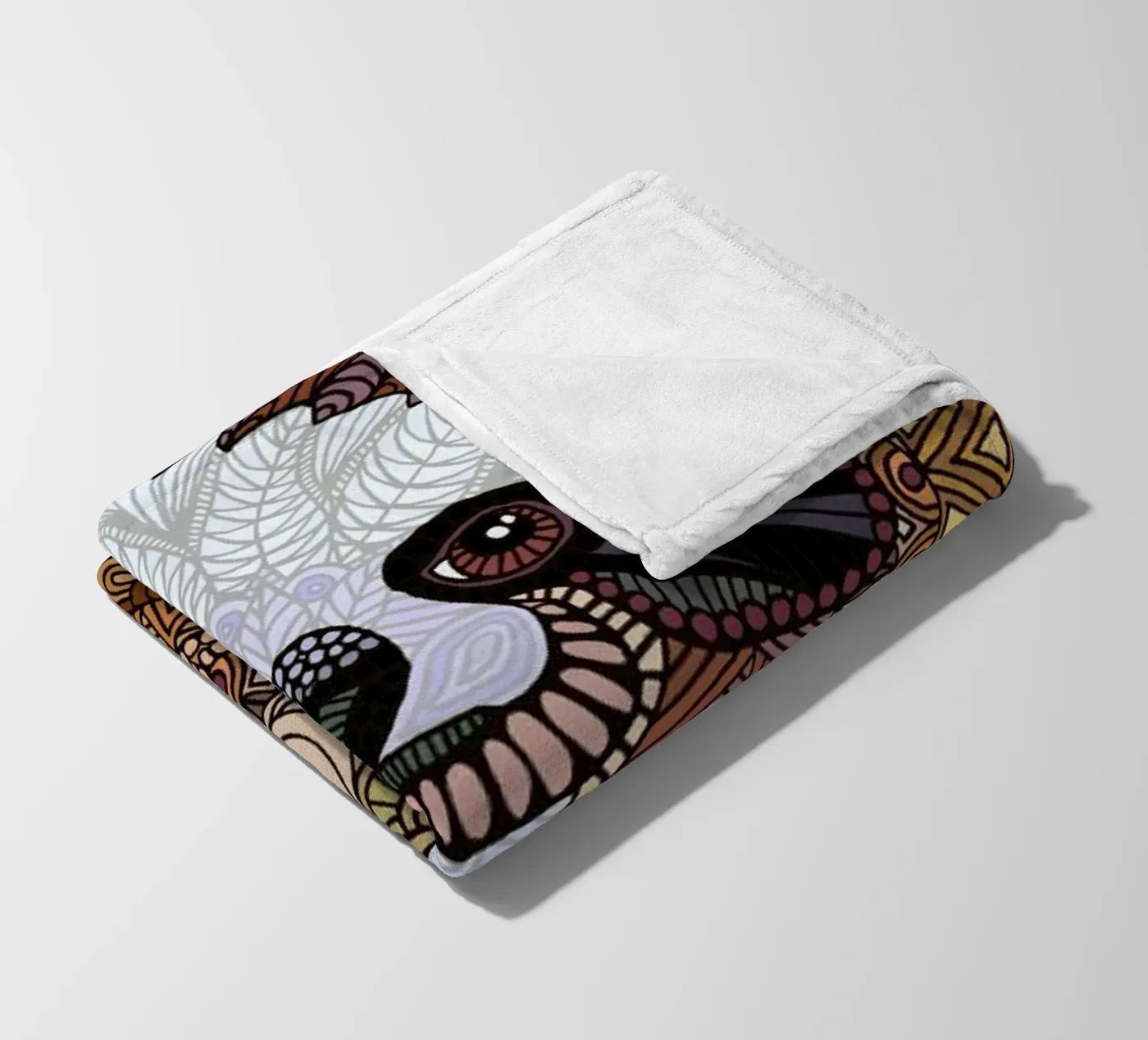 Smiling Sloth Fleecedecke von Angelika Parker