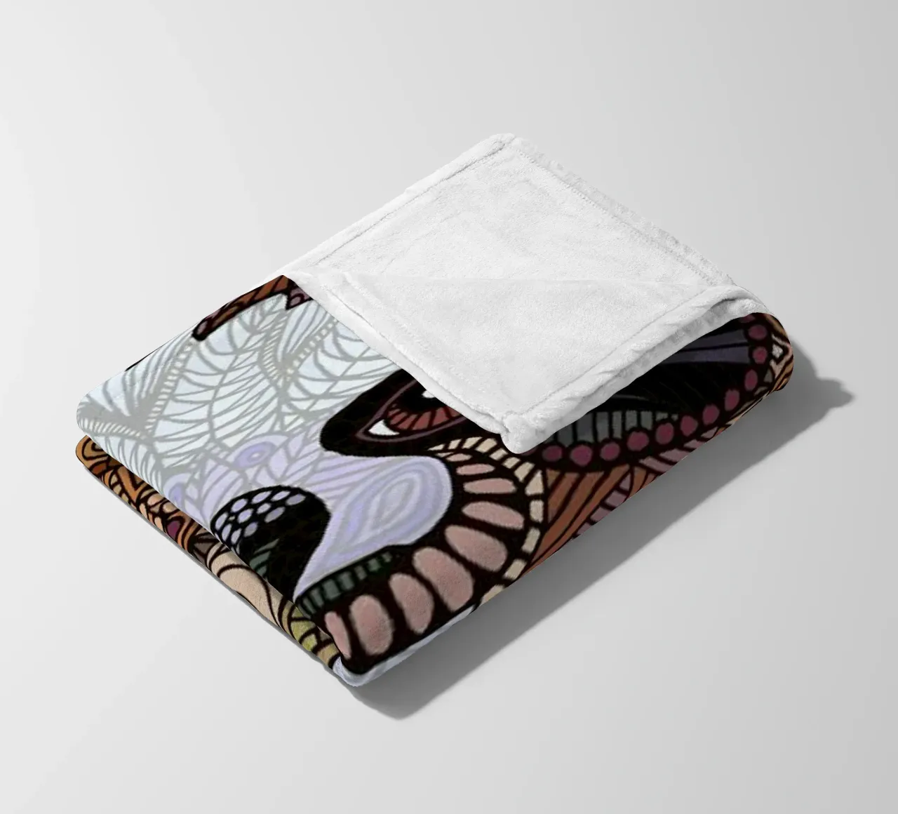 Smiling Sloth coperta in pile da Angelika Parker