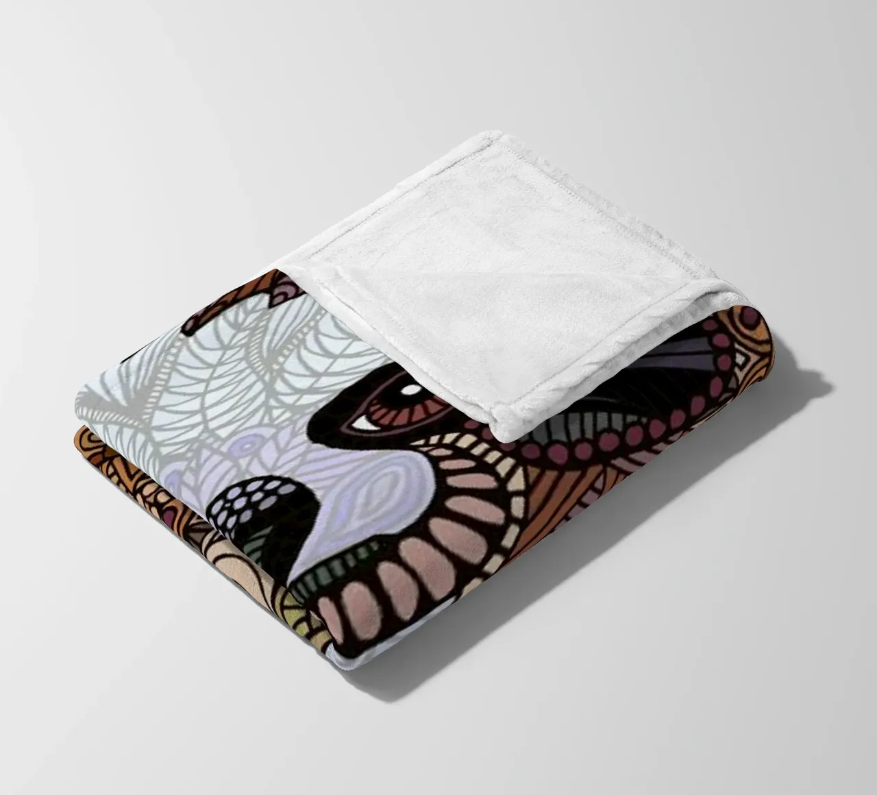 Smiling Sloth coperta in pile da Angelika Parker