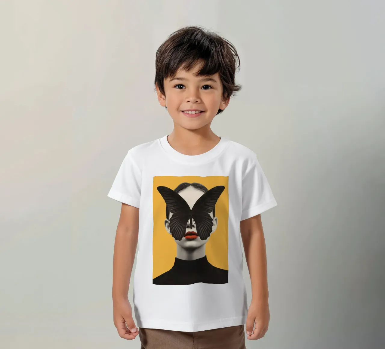 FARFALLA NERA 2 t-shirt bambini da dada22